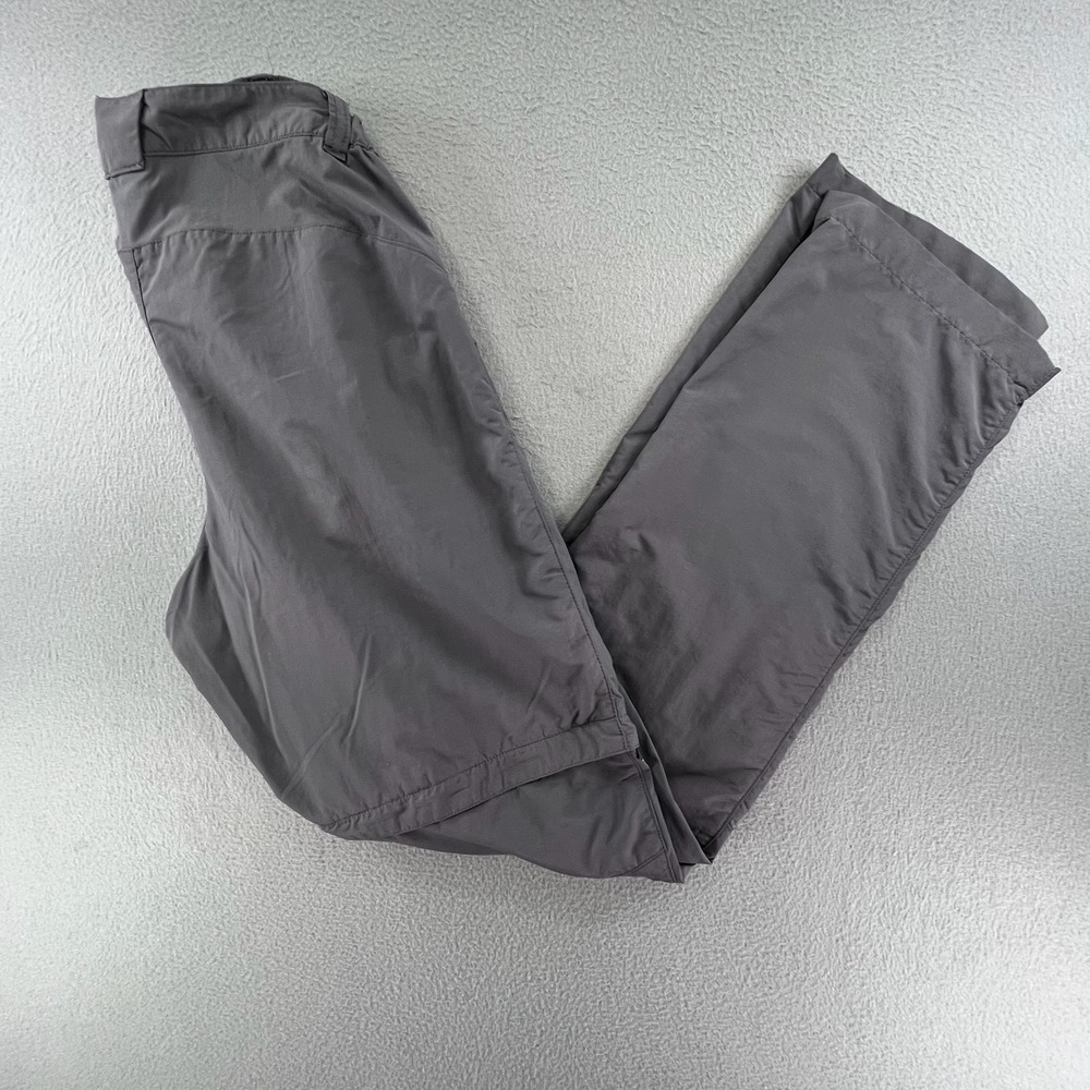Quechua Men Convertible Hiking Pants Grey Polyamide W33 L33 Gorpcore Outdoor